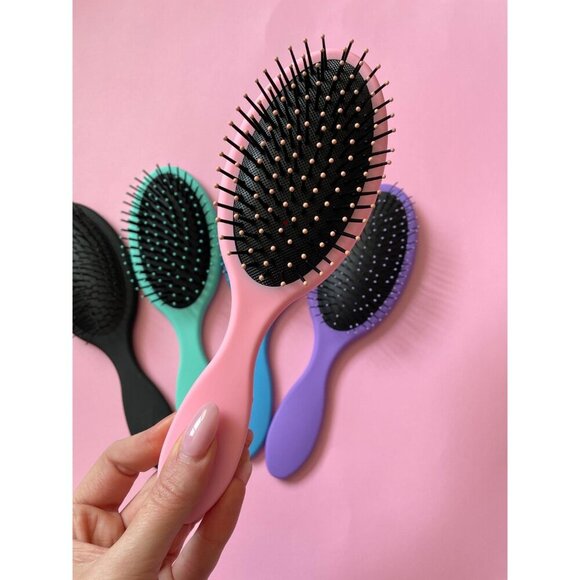 Hair Brush Hair  Extension Brush Paddle Brush Detangler - Assorted Colours - Picture 3 of 3